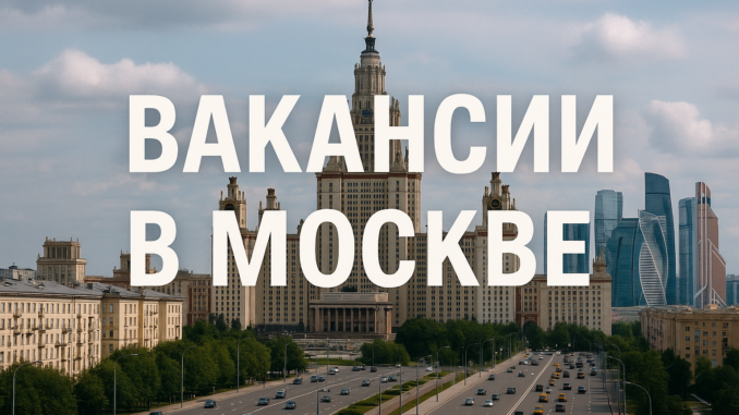 вакансии в москве